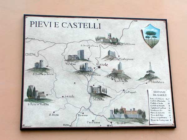castello Meleto Toscana