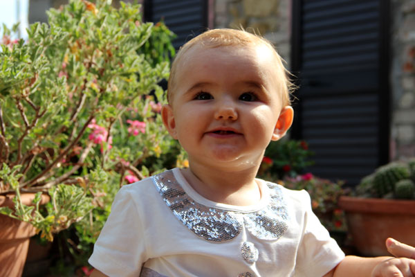 イタリア トスカーナ ビアンカ１歳の誕生日