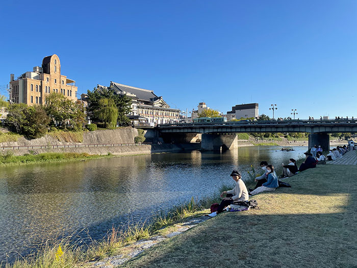 京都、鴨川